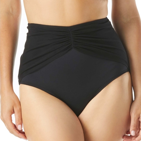 Coco Reef Black High-Waisted Bikini - Picture 1 of 8